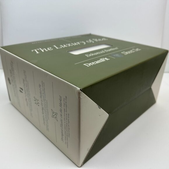 DreamFit Enhanced Bamboo™ Sheet Set Effortless Cool & Silky Comfort KING Ivory - Picture 14 of 15